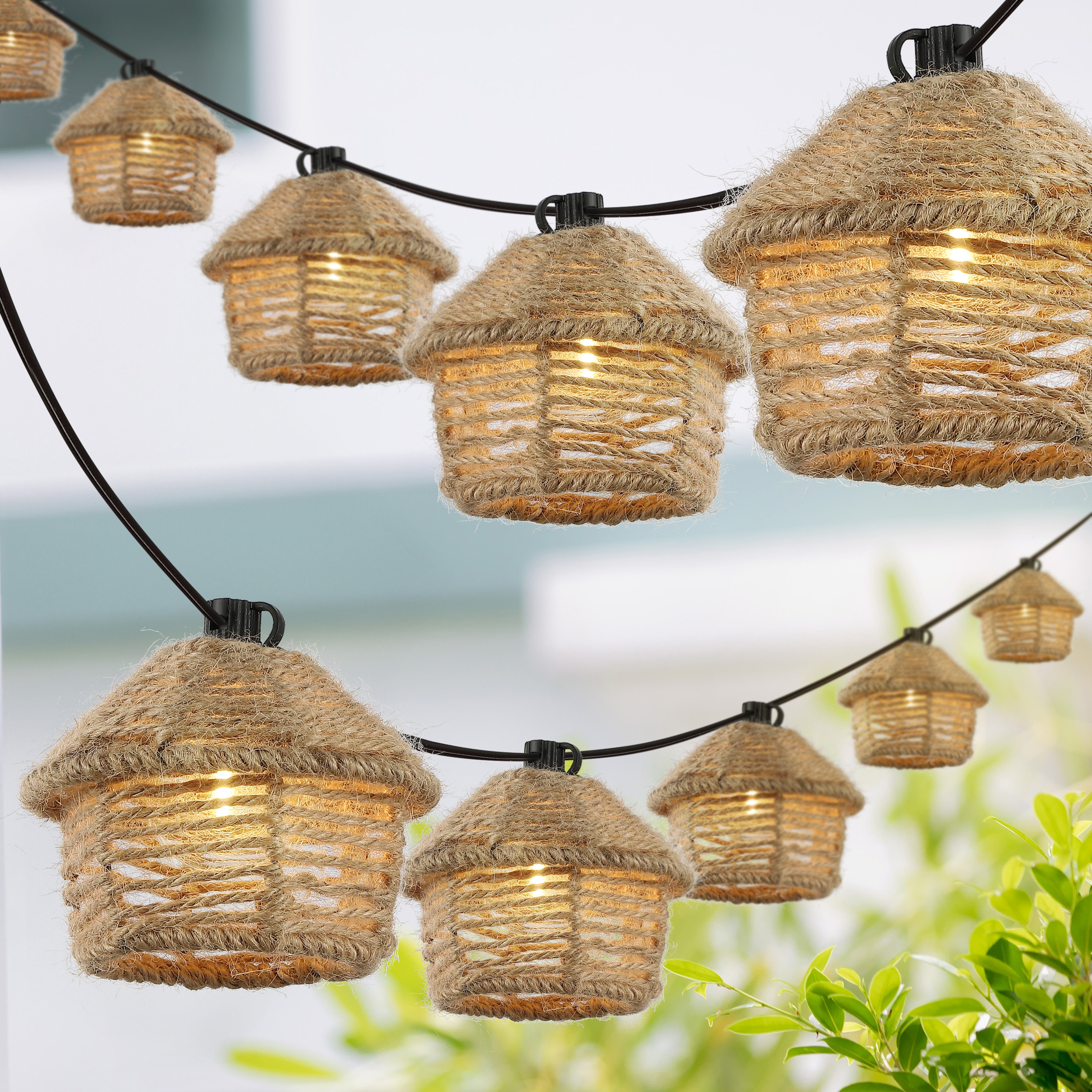 Tyvek Lampshade V.2 - Tigerstrip Green – Metamatter